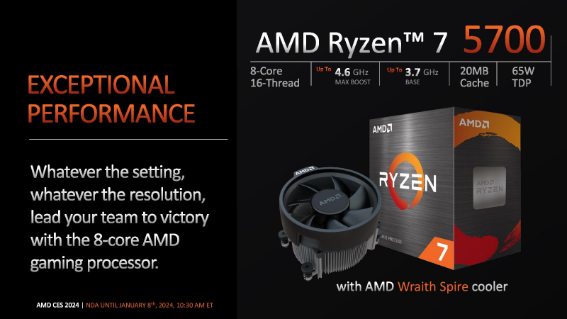 Ryzen 7 5700X3D processor