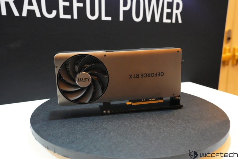 MSI GeForce RTX 4080 Super EXPERT Graphic Card Appearance
