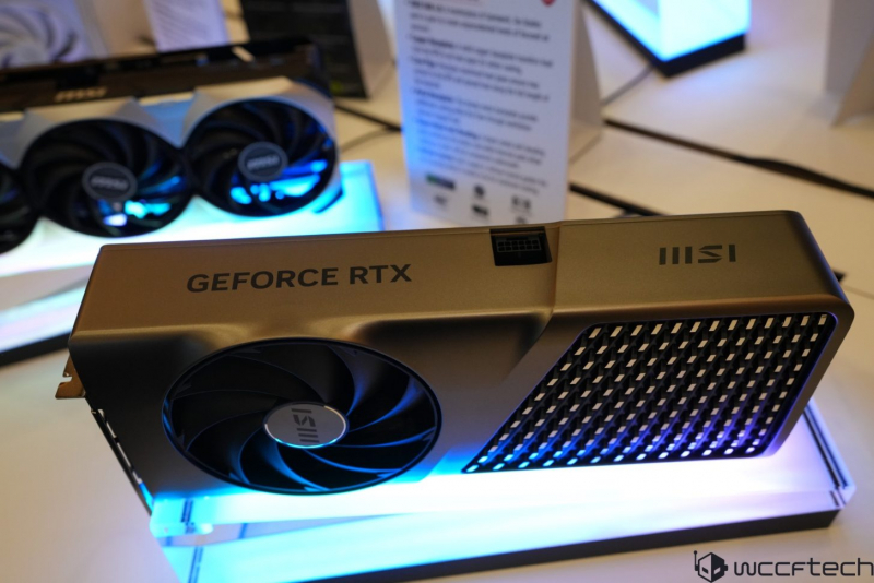 MSI GeForce RTX 4080 Super EXPERT Graphic Card and its Fans
