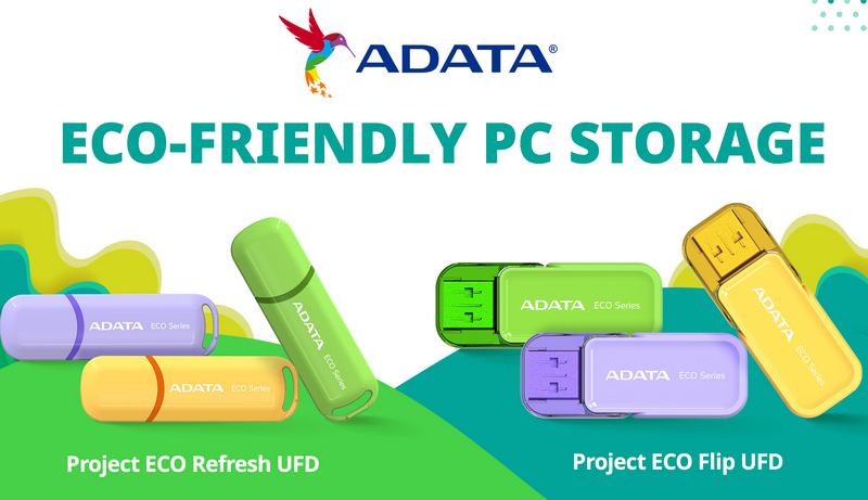 Project ECO Flip and Project ECO Refresh flash drives