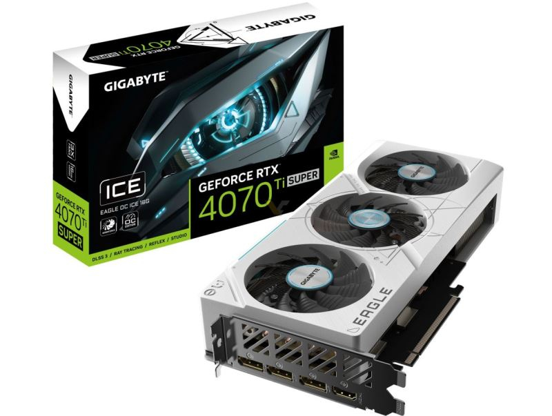 Gigabyte GeForce RTX 4000 Eagle Ice Graphic Cards