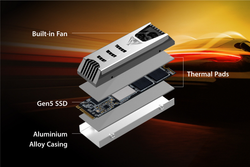Cooling system of the Viper PV553 SSD