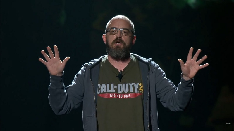Vonderhaar's first Call of Duty credit was Call of Duty 2: Big Red One (sample image is from Dot Esports)