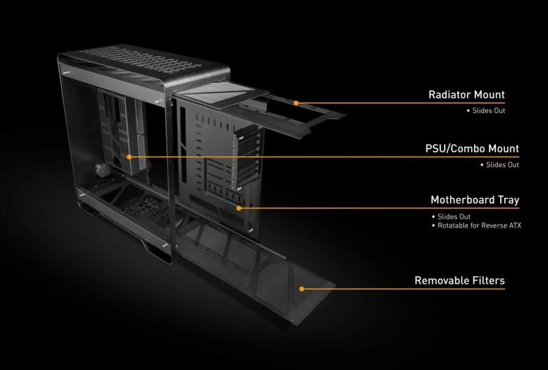 EK-Quantum InWin 977EK cooling system configuration