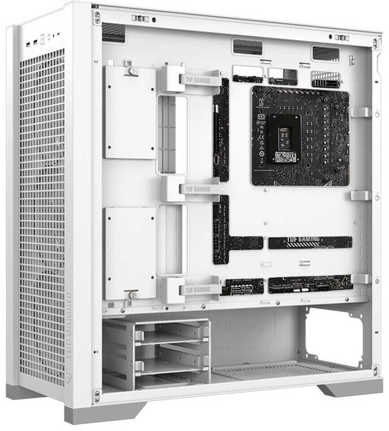 Storage Slots for Drives in the Computer Case