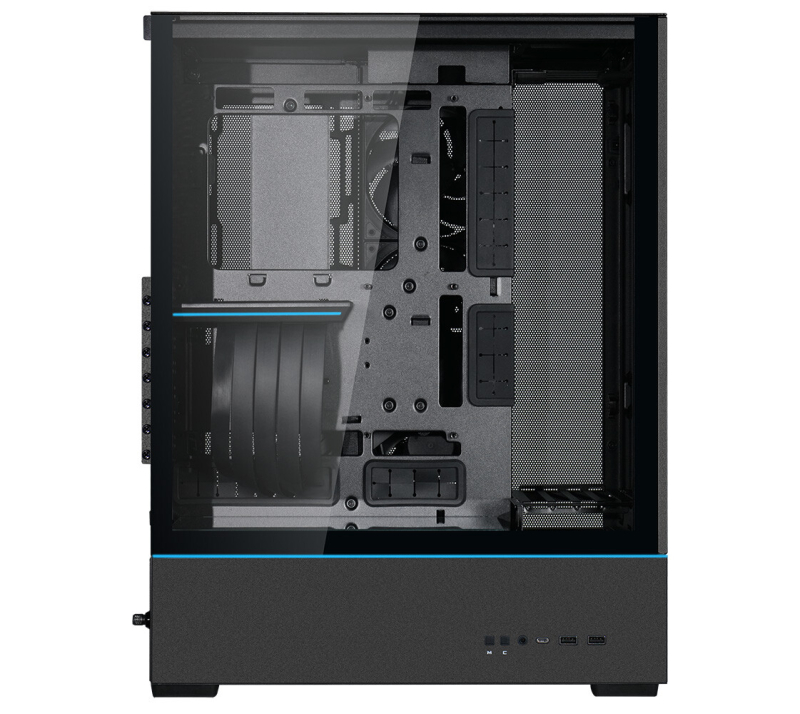 Lian Li SUP-01 tri-segmented interior