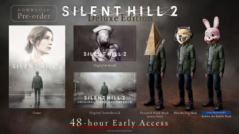 Promotional content for Silent Hill 2 pre-orders