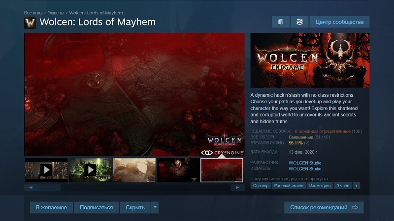 Developer's decision to abandon the game wasn't appreciated by users (Image Source: Steam)