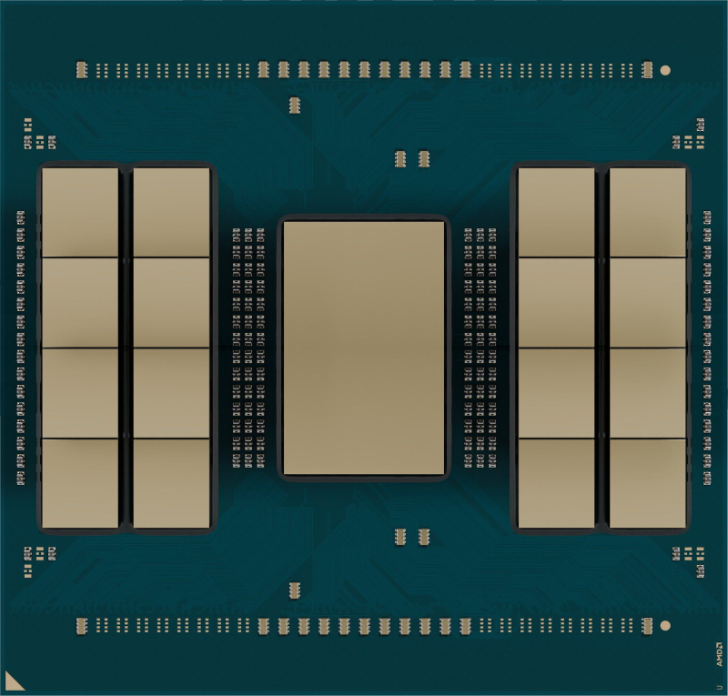 Image detailing EPYC Turin processor's structure