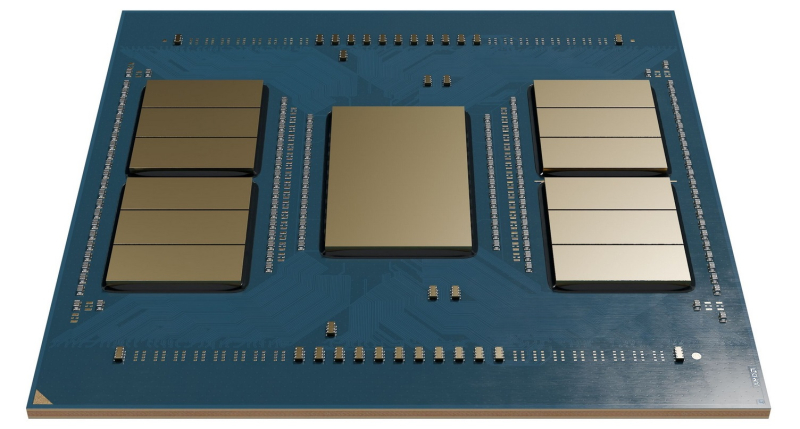 AMD's representative image for EPYC Turin Dense Processor.