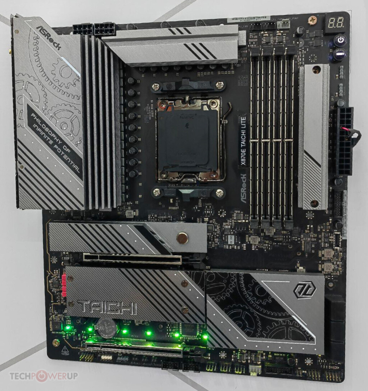 The ASRock X870E Taichi Lite