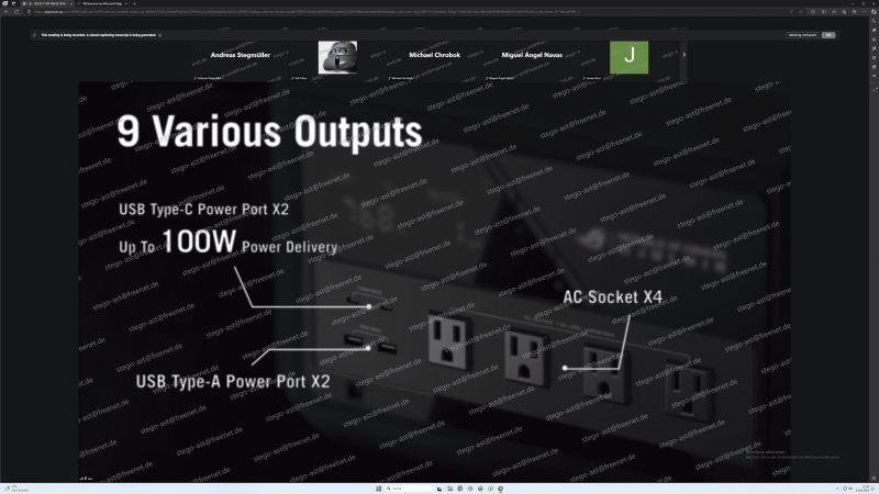 Visual of alternative charging options