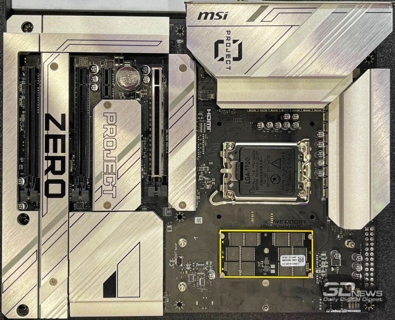 MSI Water block for CAMM2 modules