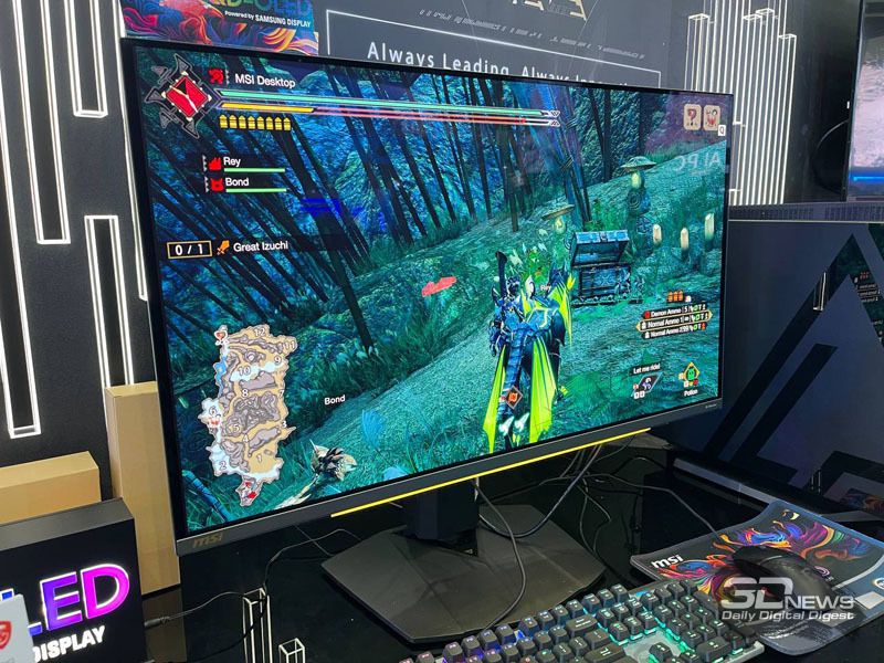 MEG 321URX QD-OLED gaming monitor