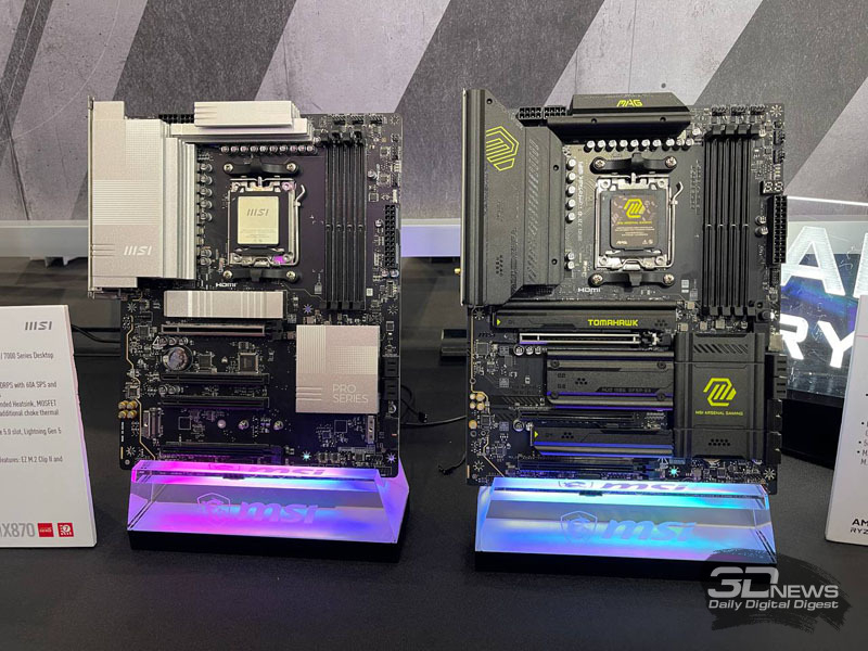 MAG X870 Tomahawk WIFI and MAG PRO X870-P WIFI motherboards