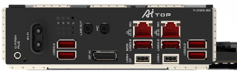Port Availability on TRX50 AI TOP Motherboard